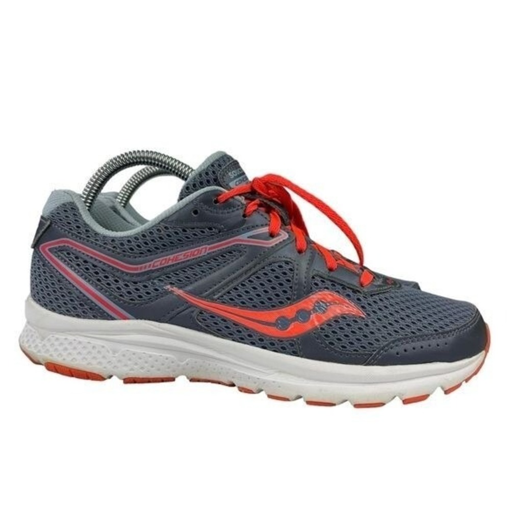 Saucony Cohesion Running Sneakers Womens 8.5 Retro Y2K Mesh‎ Athletic Streetwear